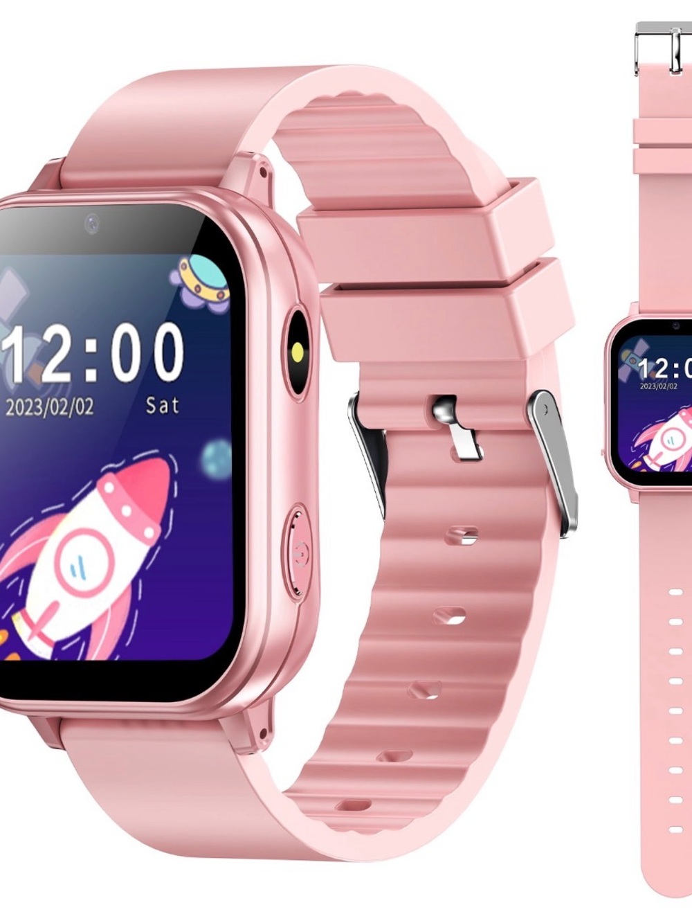 New PTHTECHUS Y19 Kids Smart Watch Phone - Pink - New In Box
